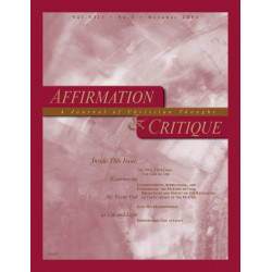Affirmation and Critique, Vol. 08, No. 2, October 2003 - The...