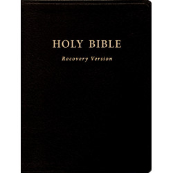 Holy Bible Recovery Version (With footnotes, Black, Bonded...