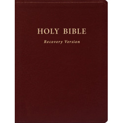 Holy Bible Recovery Version (With footnotes, Burgundy, Bonded...