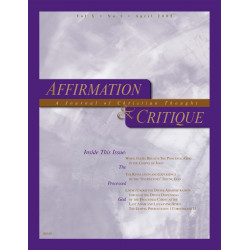 Affirmation and Critique, Vol. 10, No. 1, April 2005 - Word,...
