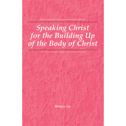 Speaking Christ for the Building Up of the Body of Christ