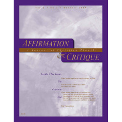 Affirmation and Critique, Vol. 10, No. 2, October 2005 - The...