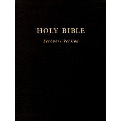 Holy Bible Recovery Version (With footnotes, Black, Hardbound,...