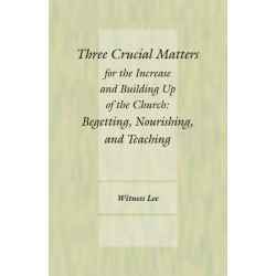 Three Crucial Matters for the Increase and Building Up of the...