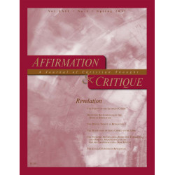 Affirmation & Critique, vol. 22, no. 1, Spring 2017—Revelation