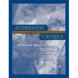 Affirmation & Critique, vol. 23, no. 1, Spring 2018—The...