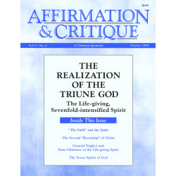 Affirmation and Critique, Vol. 01, No. 4, October 1996 - The...