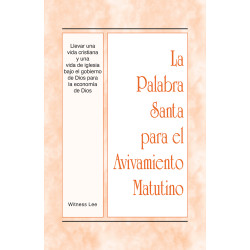 PSAM: Llevar una vida cristiana y una vida de iglesia bajo el...